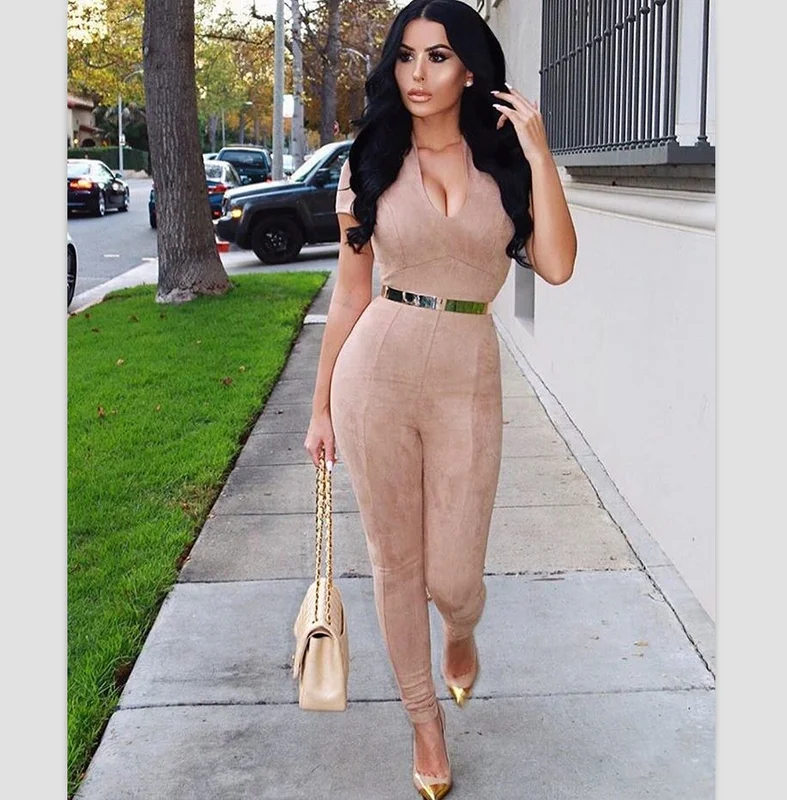 P157 ткань из микрофибры телесного розового цвета с коротким рукавом обтягивающий