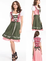 free shipping 3xl costume german beer girl fraulein dirndl oktoberfest halloweeen outfit bavarian