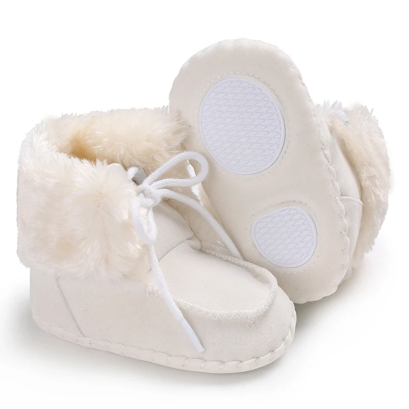 Для новорожденных для маленьких мальчиков и девочек младенческие сапоги снега