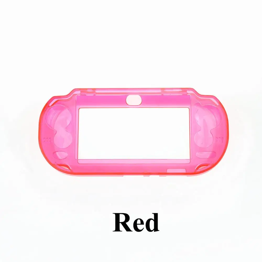 YuXi Transparent Clear Hard Case Protective Cover Shell Skin for Sony PlayStation Psvita PS Vita PSV 1000 Crystal Body Protector