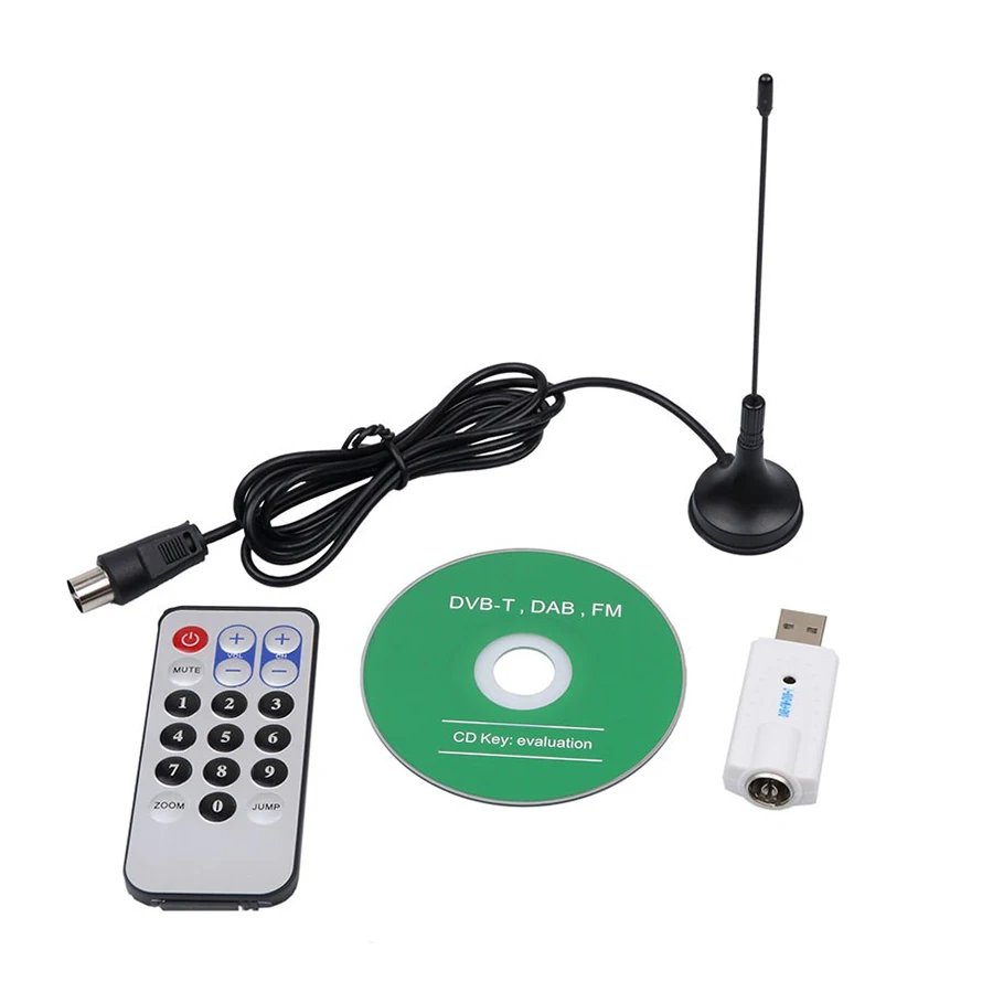 Мини RTL SDR FM + DAB DVB T USB цифровой ТВ приставка RTL2832U R820T|Спутниковое ТВ| |