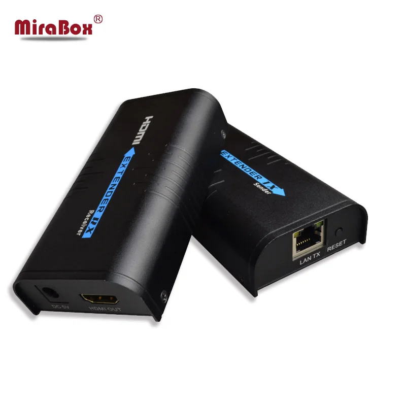 

HDMI Extender Over IP/TCP UTP/STP CAT5e/6 Rj45 LAN Network Support 1080p 120m Extension Like HDMI Splitter Transmitter Receiver