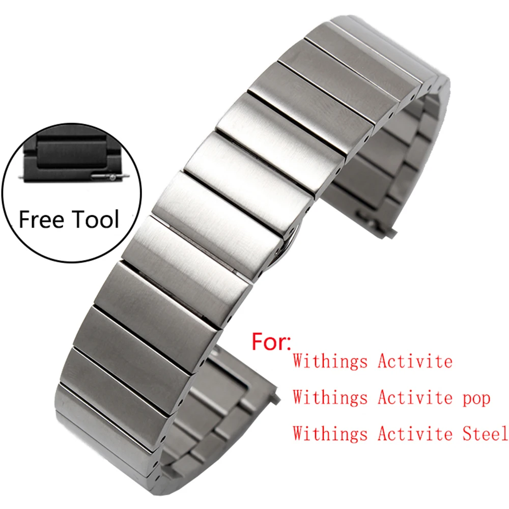 Ремешок для смарт часов из нержавеющей стали 18 мм|band watch|watch band nanowatch chain |