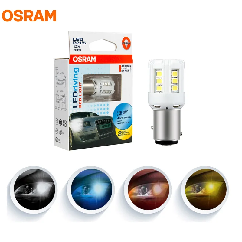 

OSRAM LED T10 T20 S25 W5W W21W P21W P21/5W PY21W LEDriving Standard Car Side Marker Bulbs Turn Signal Light Interior Light Pair