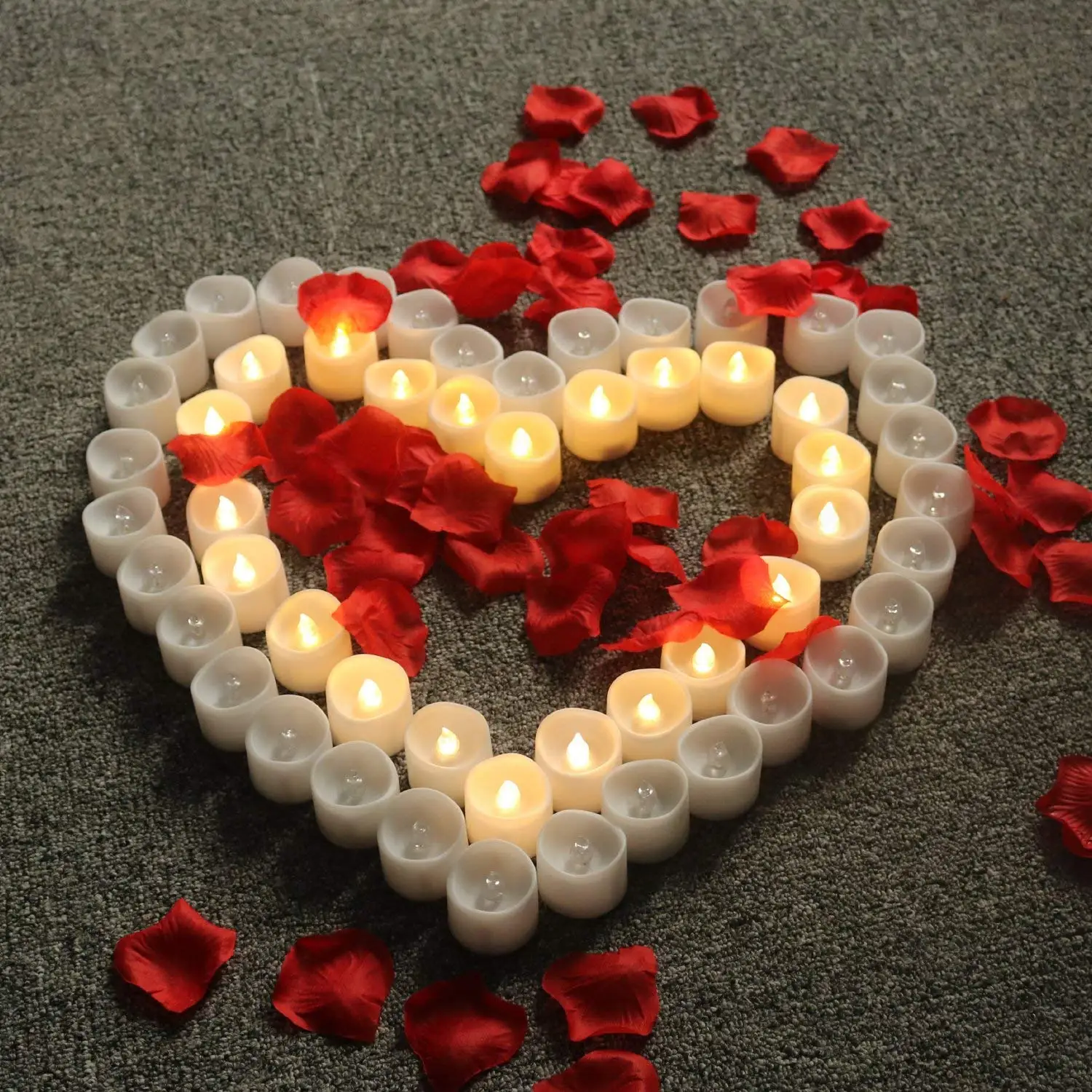 Дома и двора беспламенные чайные ОГНИ желтые Мерцающие светодиодные свечи |