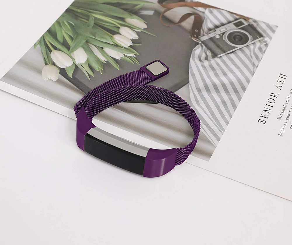 Металлические ремешки для Fitbit Alta HR Миланская Магнитная Петля ремешок из