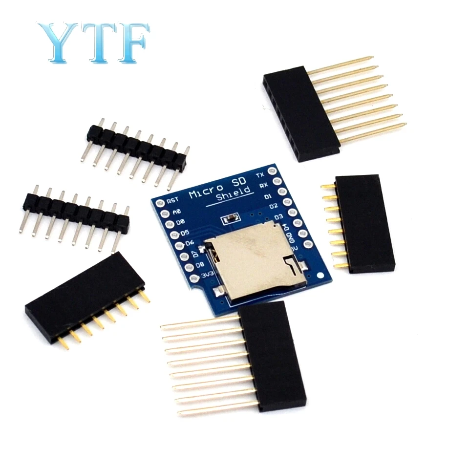 

Micro SD Shield for WeMos D1 mini TF WiFi ESP8266 Compatible SD