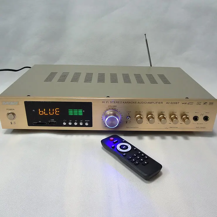 Караоке Встроенный Bluetooth FM SD USB без потерь WAV WMA MP3 220 В 300 Вт 5 канальный Hi Fi Домашний