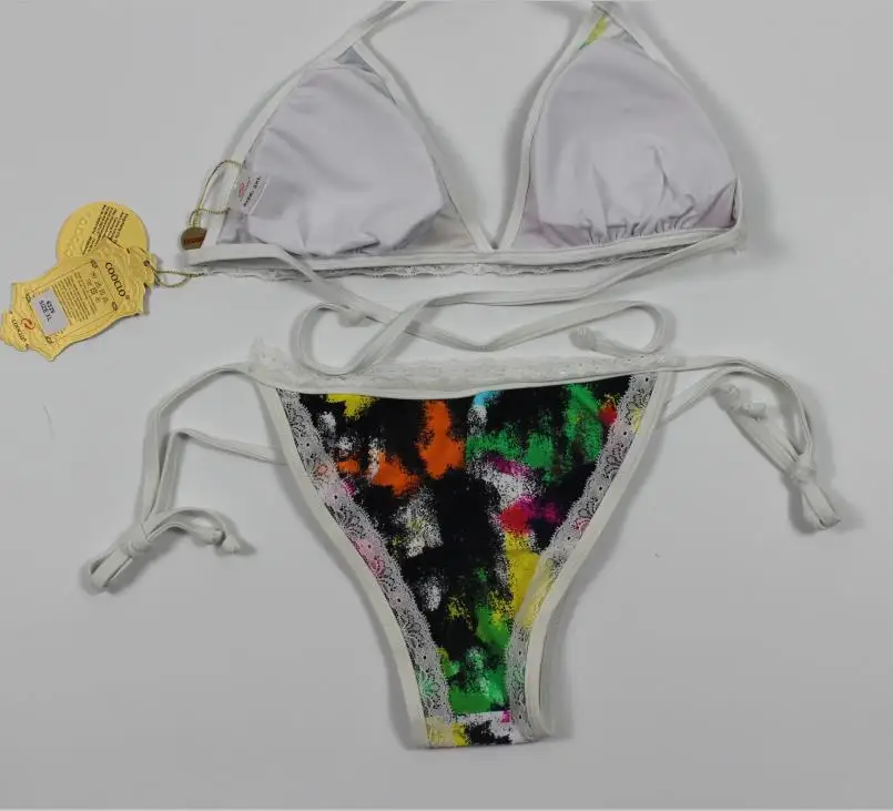 COOCLO Bikinx бикини стринги с высоким вырезом купальник для женщин сексуальный