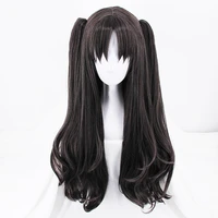 tohsaka rincosplay wig fate grand orderfate stay night hair 60cm wavy synthetic hair anime fate grand order cosplay wigwig cap