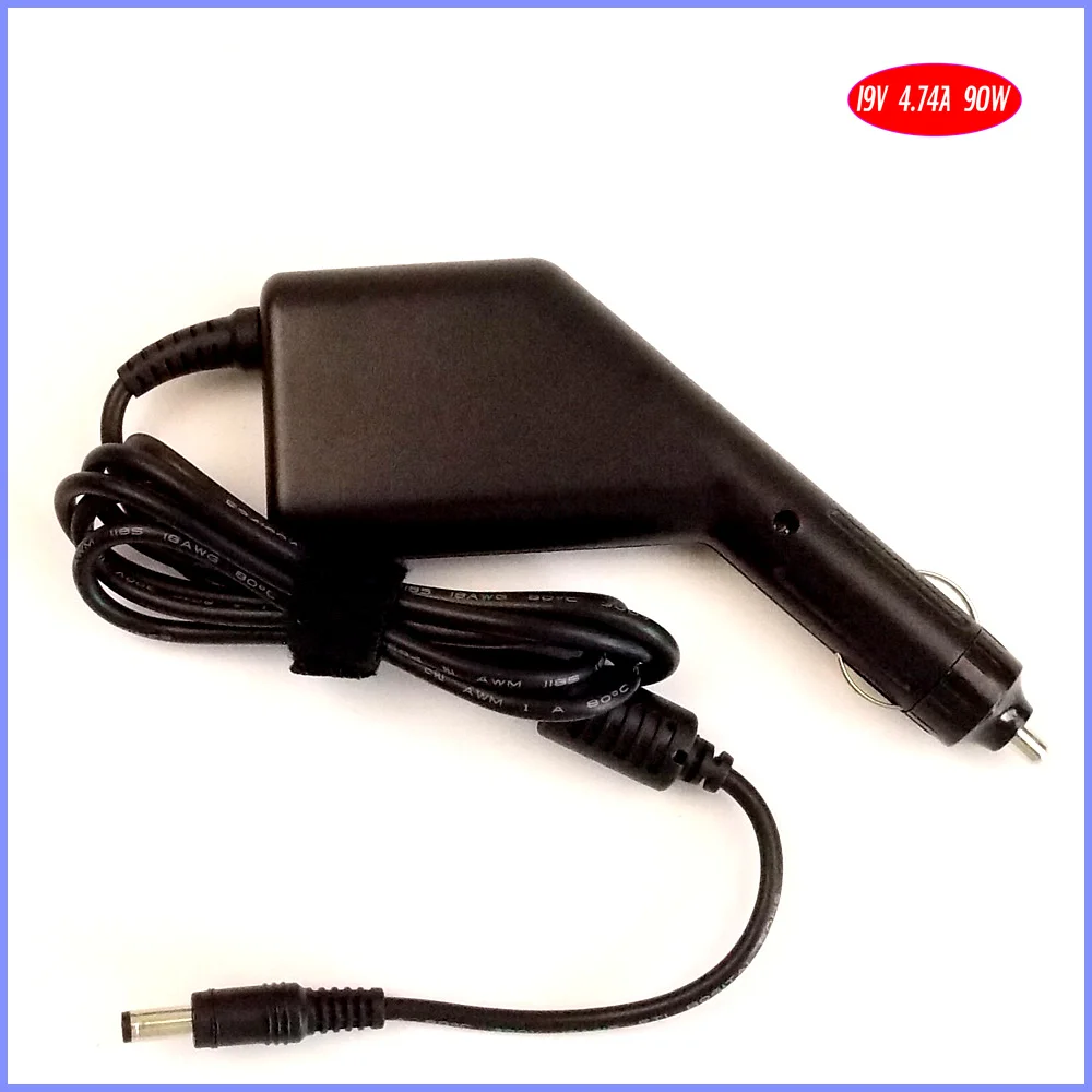 19V 4.74A 90W ноутбук автомобильный DC адаптер зарядное устройство + USB (5V 2A) для Lenovo Y510 Y530