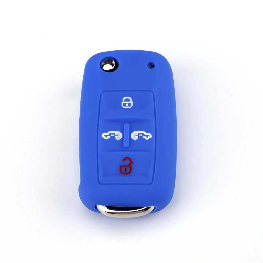 Waterproof practical silicone Car Key Case 4 Buttons Remote control shell holder | Автомобили и мотоциклы