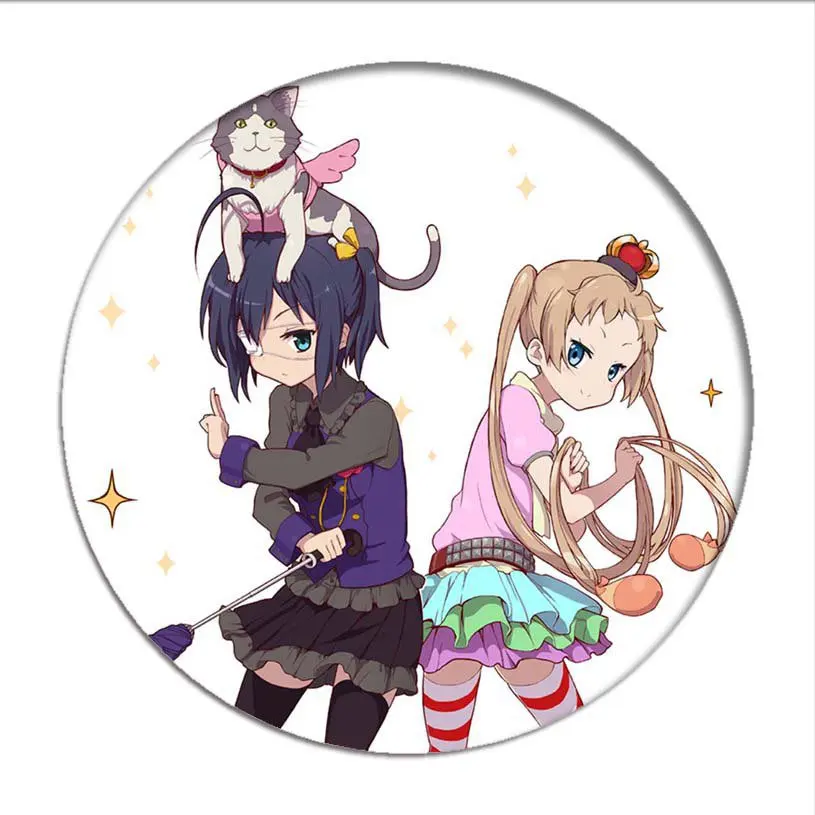1 шт. Chunibyo Demo Koi ga Shitai значок косплея Рикка Таканаси брошь Тогаши Юта коллекция