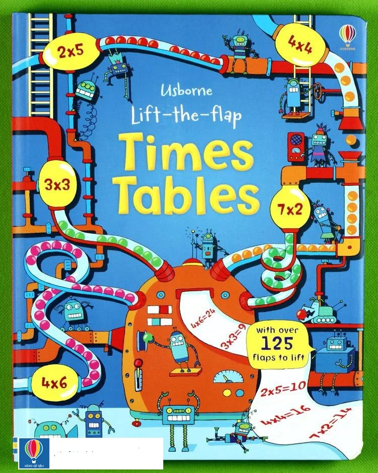 Великобритания английский 3D Usborne подъемник столы the flap Times книга для детей книжка