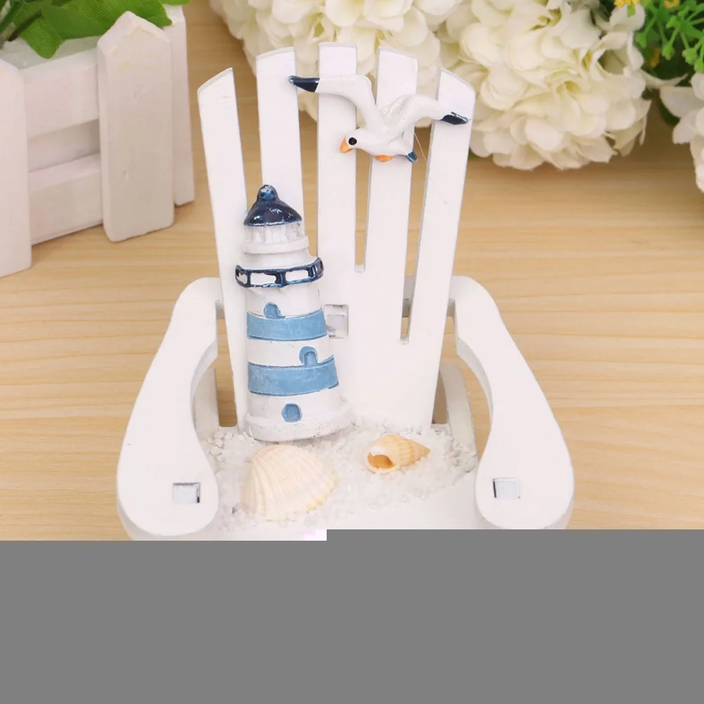 1 шт. деревянный стул для кукольного домика в средиземноморском стиле|Игрушечная