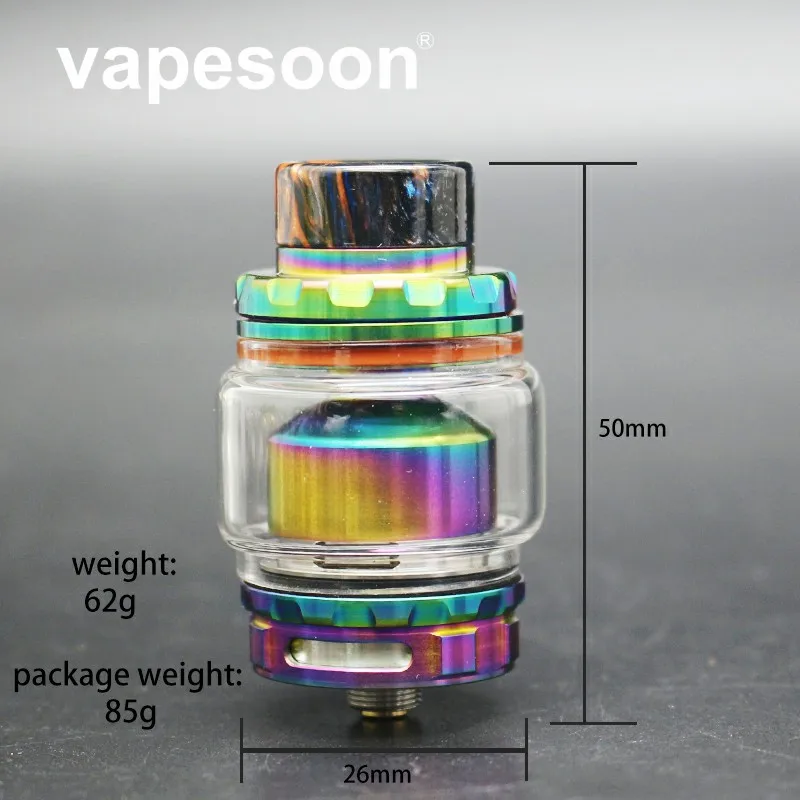 В наличии новейший Vapesoon Kylin V2 RTA 3 мл/5 мл с одной/двойной катушкой обновленный для