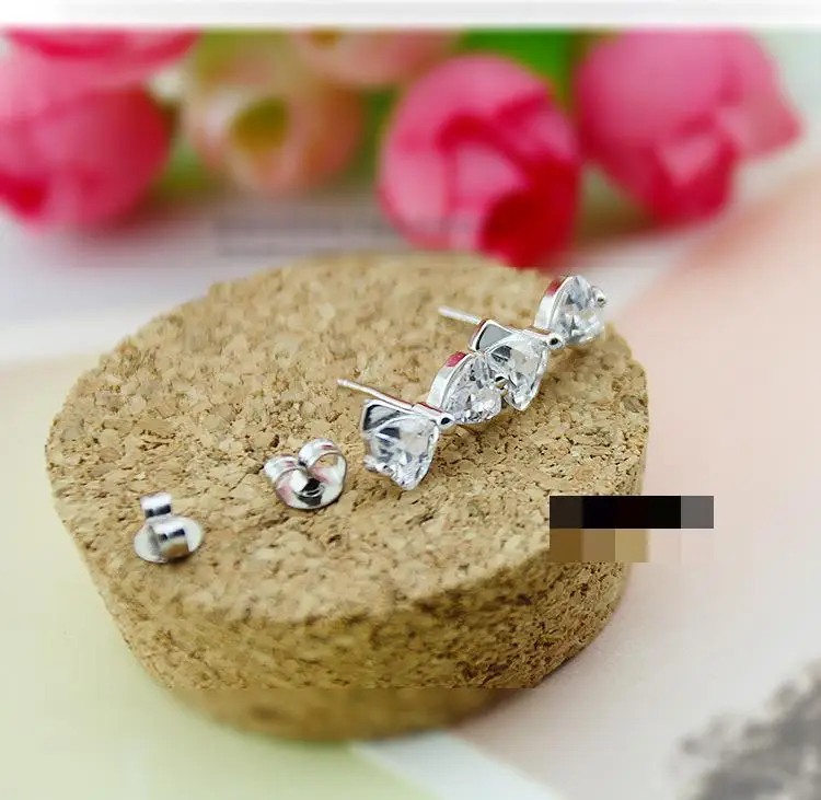 Новые модные серьги с кристаллами и бантом в стиле ретро ювелирные изделия