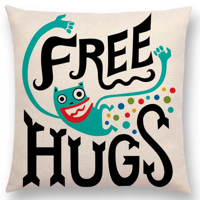 Детские красочные декоративные буквы радужные милые маленькие монстры забавные