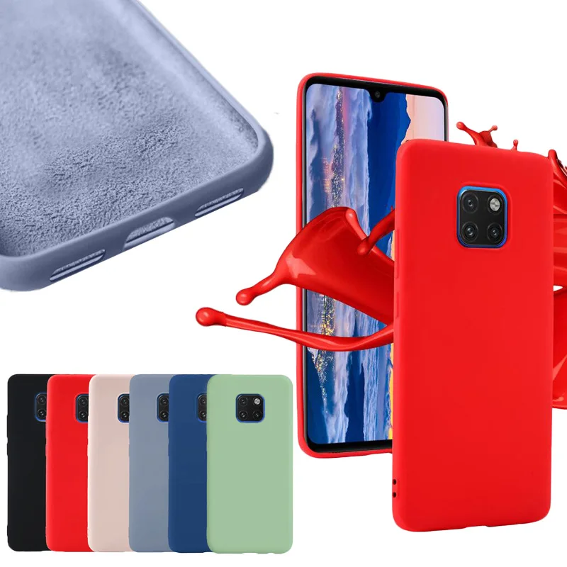 Однотонный чехол KEXIN карамельных цветов для Huawei P Smart Plus P30 P20 Pro однотонный