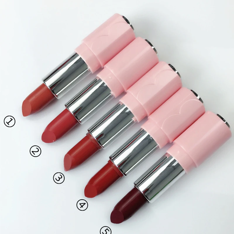 Cute Girls Pink Orange Colors Moisturizing Lipstick Watery Creamy Pigment Lip Balm Nude Bite Lips Makeup Stick Drop Shipping |