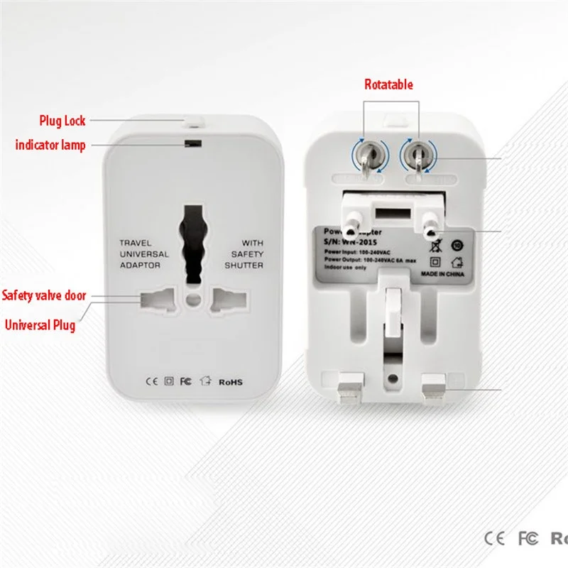 Универсальный Путешествия AC мощность зарядное устройство адаптер с AU США