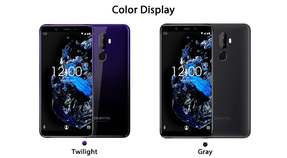 OUKITEL U25 Pro 5,5 ''FHD экран смартфон MT6750T Восьмиядерный 4 Гб 64 ГБ Android 8,1 13 МП+ 2 Мп камера отпечаток пальца 3200 мАч телефон