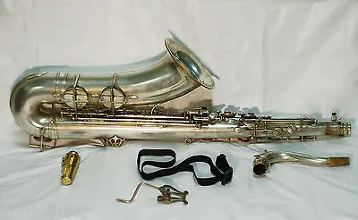 H. Selmer британский агент | посеребренный винтажный тенор саксофон 1924 игра Спорт и