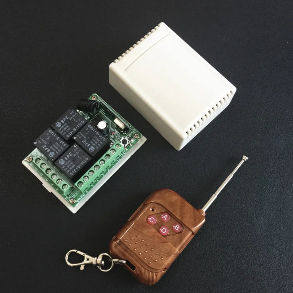 433 МГц Универсальный Беспроводной дистанционного Управление выключатель AC/DC 12 V
