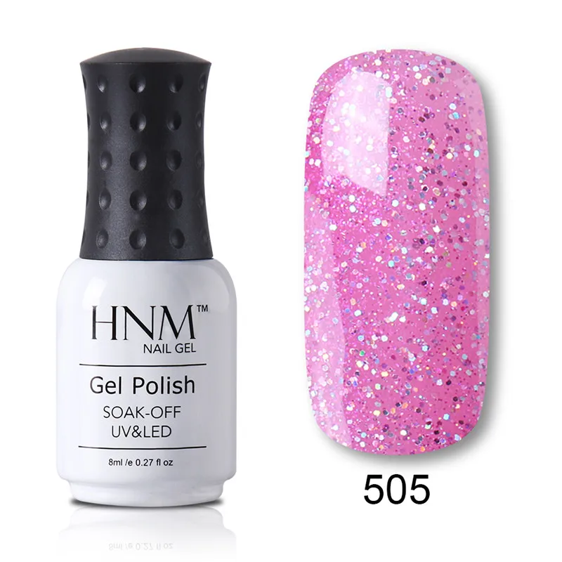 HNM 28 Rough Color 8ML Gel Nail Polish Hybrid Varnish Semi Permanent UV Led Soak Off Lucky GelLak ink | Красота и здоровье