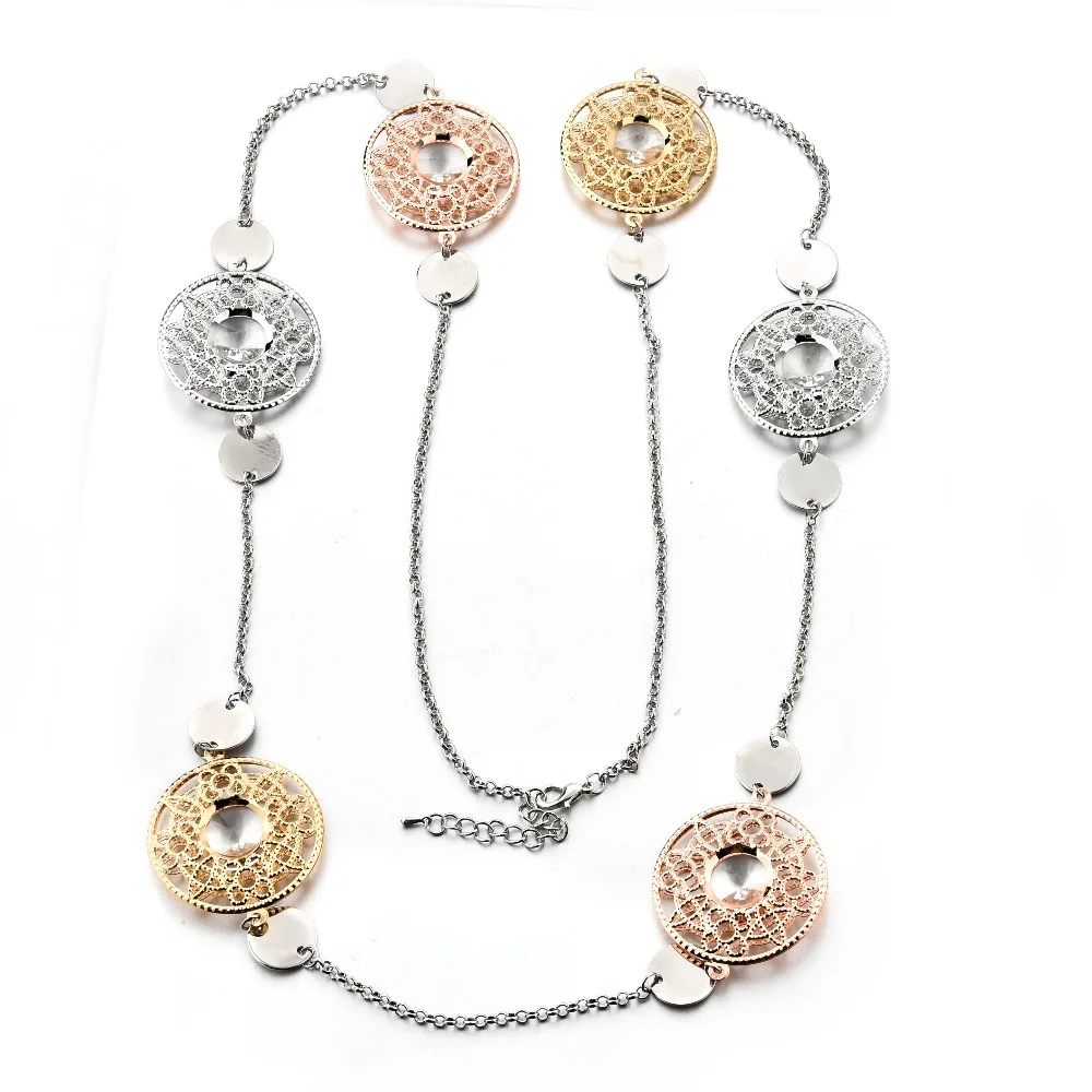 CLEAR CRYSTAL LAYERED BRACELET B218 | Украшения и аксессуары