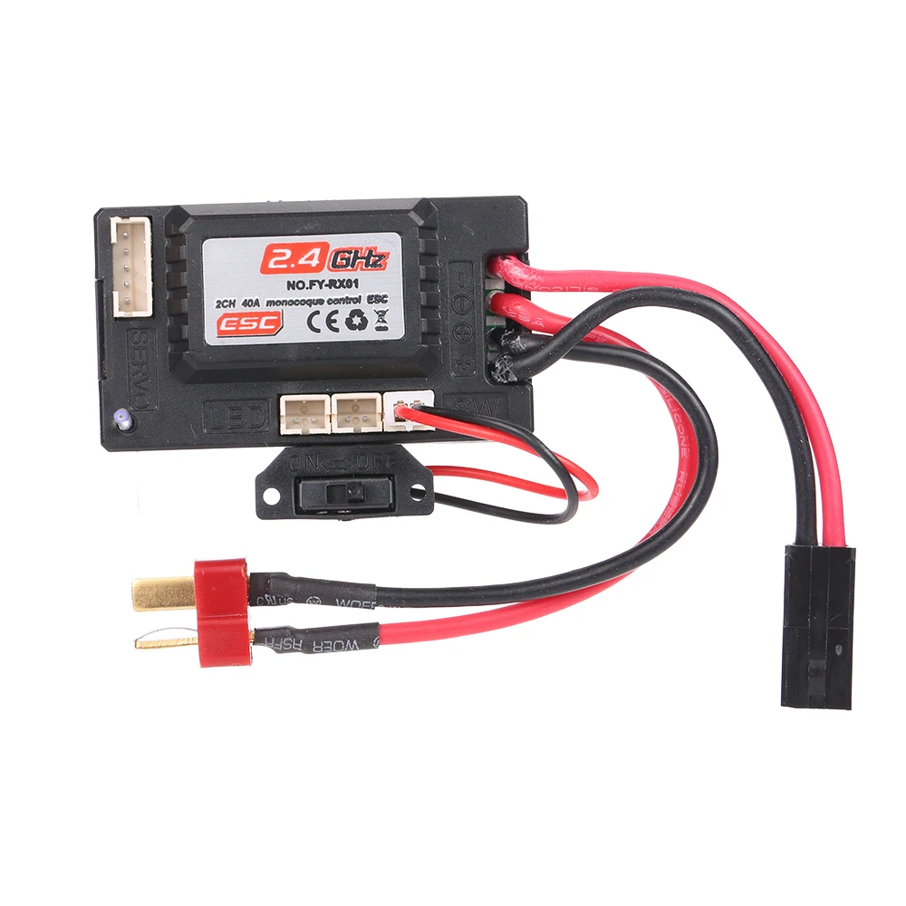 FY RX01 2CH 40A ESC приемник коробка RC Автозапчасти для автомобиля 1/12 01 02 Рок Гусеничный