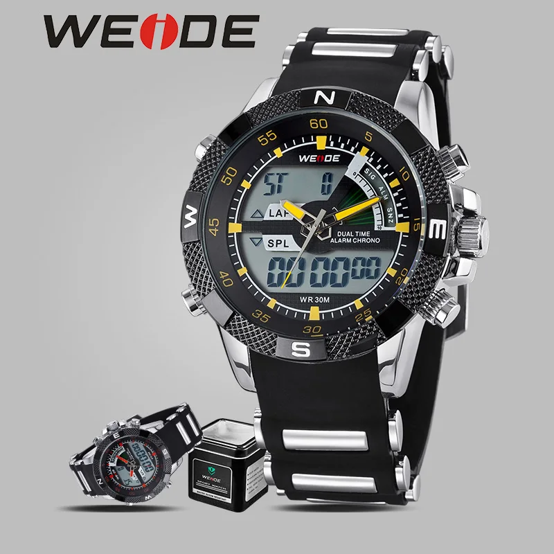 WEIDE оригинальные часы Топ бренд класса люкс кварцевые автоматические horloge