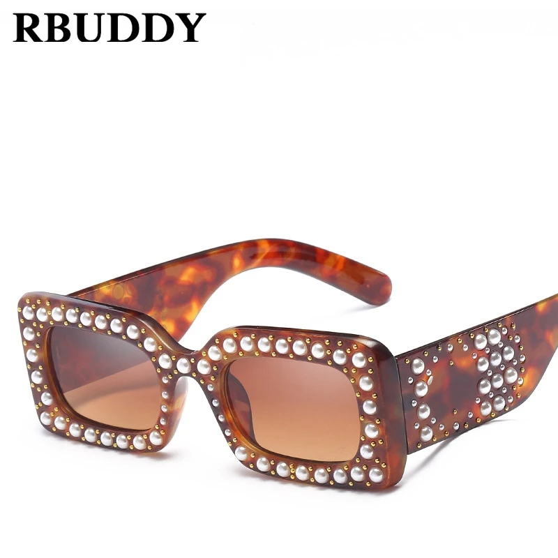 RBUDDY жемчужный прозрачный солнце Стекло es ретро лето негабаритных солнцезащитные