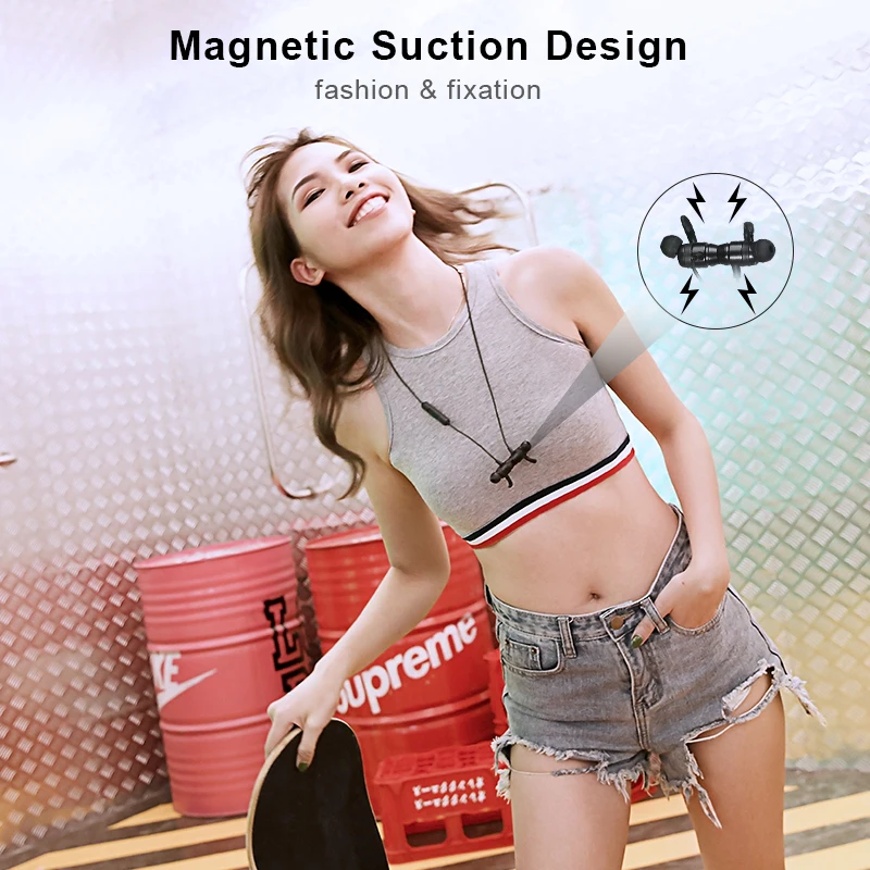 SENICC C1 HIFI Беспроводные Bluetooth спортивные наушники стерео звук музыка магнитные