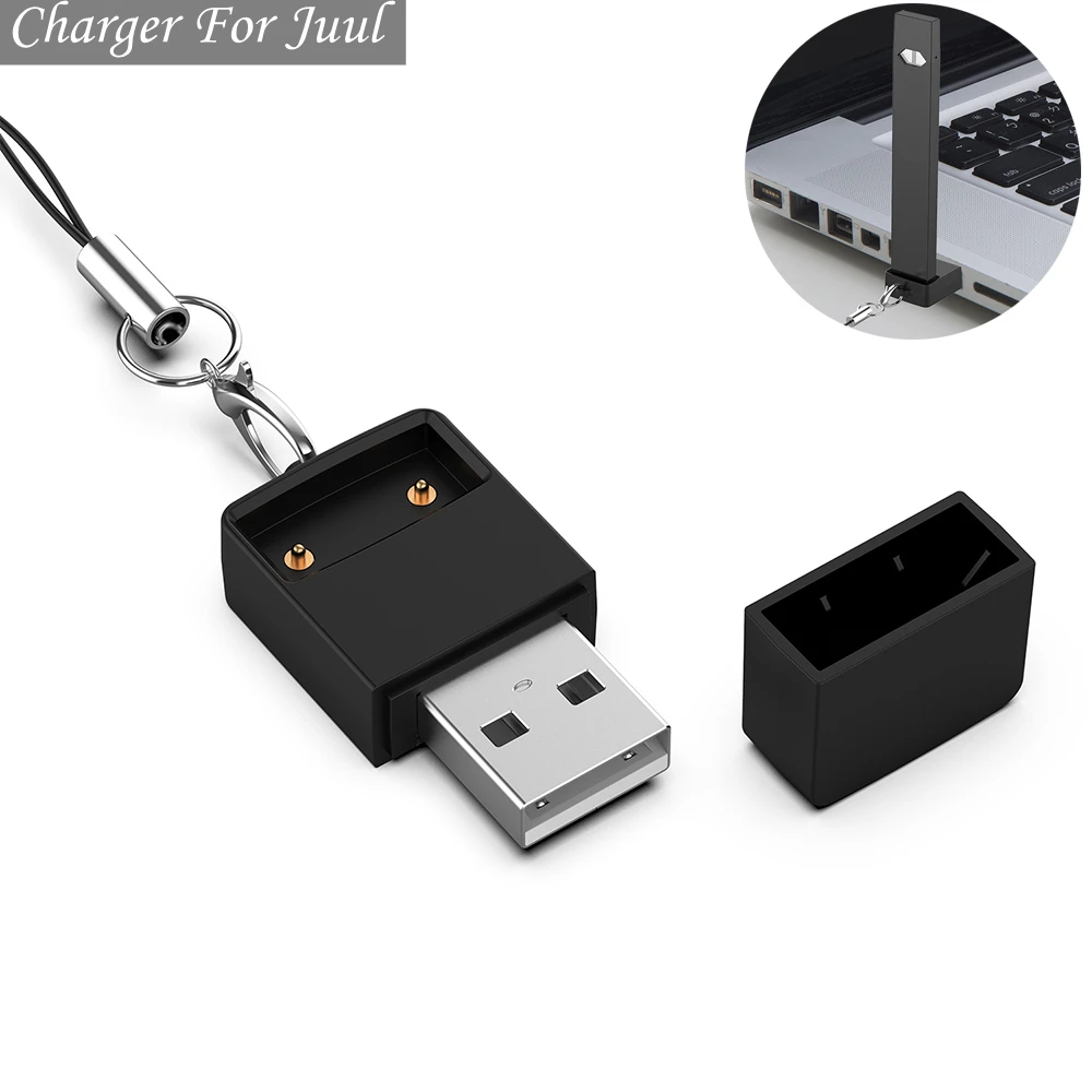 Магнитное поглощающее двойное Универсальное зарядное устройство USB для Juul Coco Pod