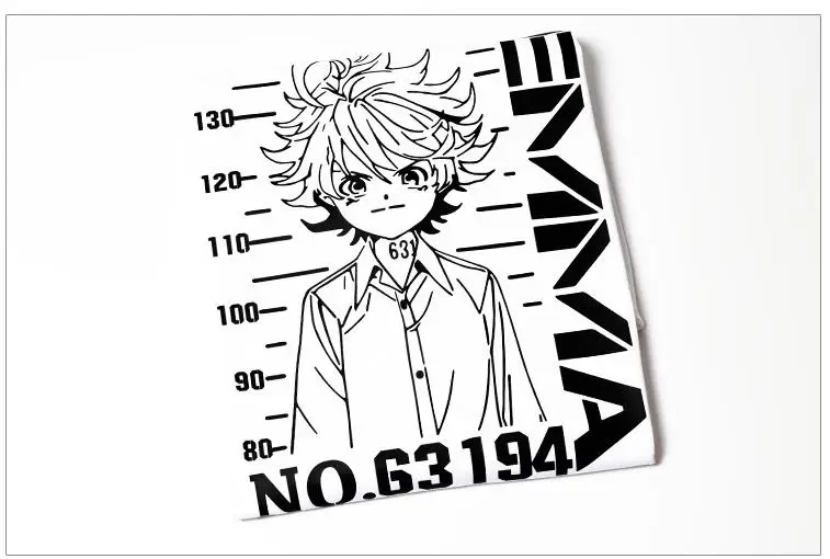 Футболка для косплея по мотивам аниме Эмма Норман Рэй Обещанный Невер модные