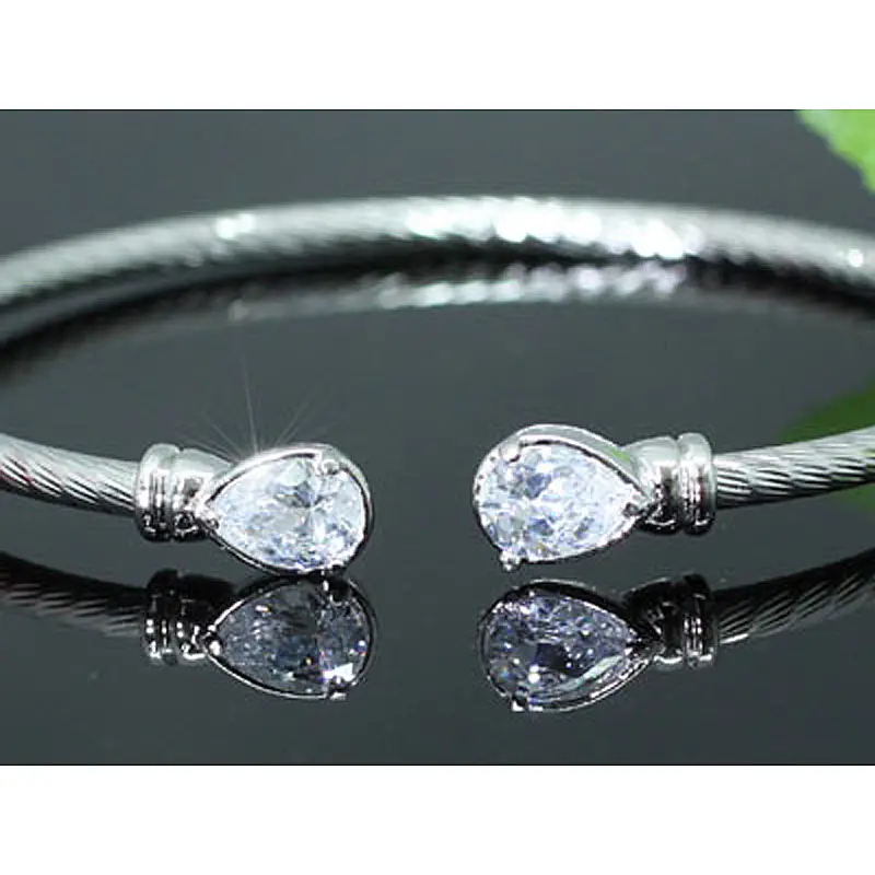 Браслет с имитацией фианита CSB050 4 карата|bangle jade|bangle displaybangles lyrics |