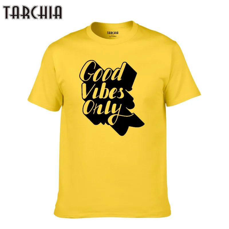 TARCHIA 2021 хлопковые топы с Летняя футболка короткими рукавами повседневные Slim Fit в