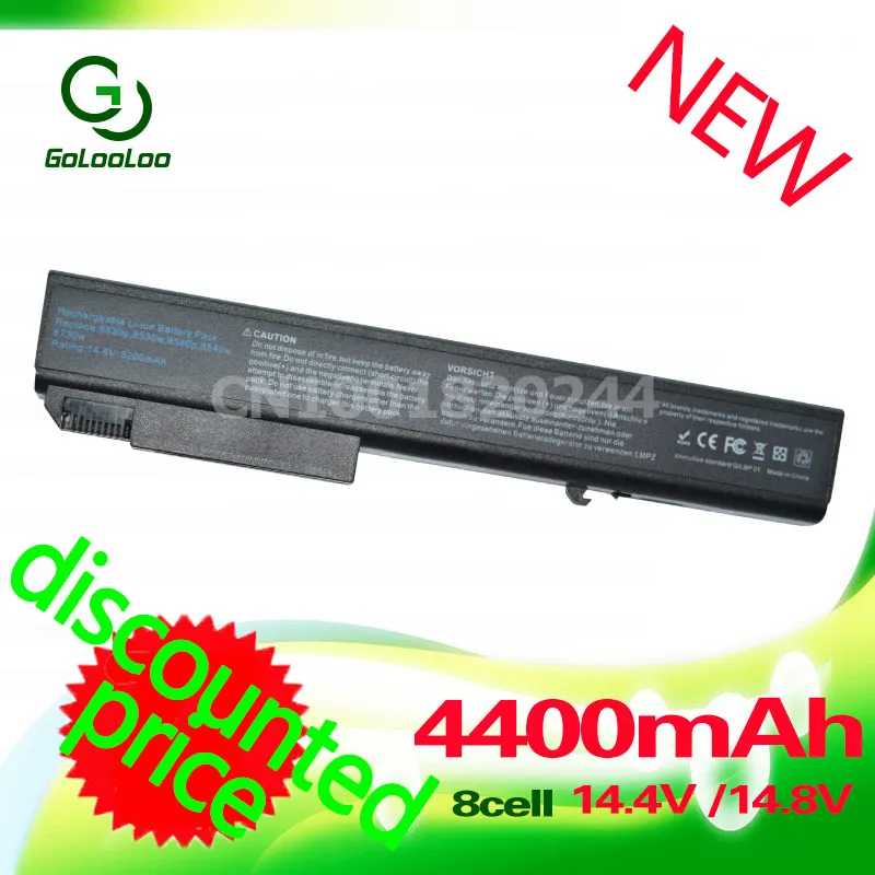 Golooloo 4400 мАч аккумулятор для ноутбука hp EliteBook 8530p 8530 Вт 8540p 8540 8730p 8730 8740 HSTNN LB60 OB60 XB60