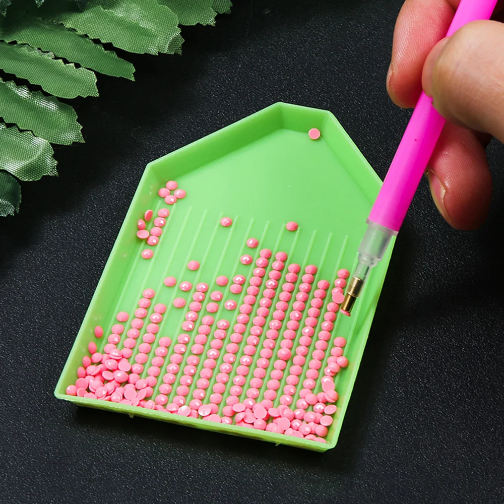 

5/10/20/50Pcs DIY 5D Diamond Painting Rhinestone Plate Tray Cross stitch embroideryTool