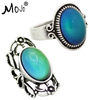 2pcs vintage ring set of rings on fingers mood ring that changes color wedding rings of strength for women men jewelry rs009 053