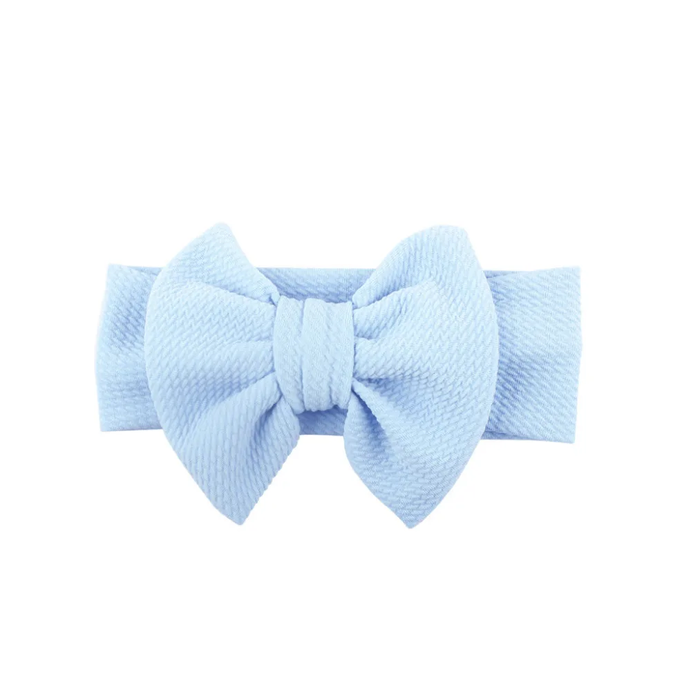 Повязка для волос с большим бантом новорожденных девочек милый Эластичный