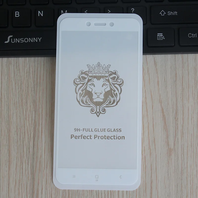 Защитное стекло на весь экран закаленное для Xiaomi Redmi 4X защитная стеклянная пленка