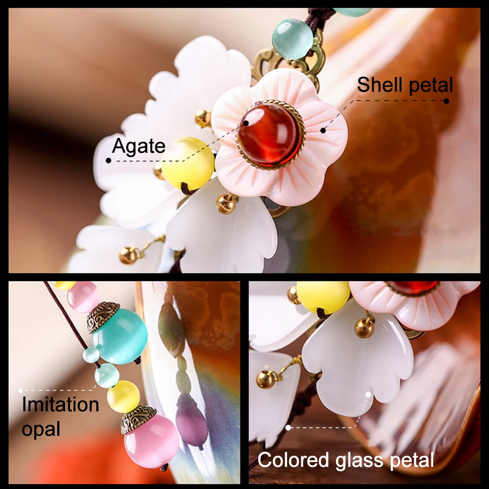 Милый/романтичный кулон ручной работы с кисточкой ожерелье белый розовый корпус