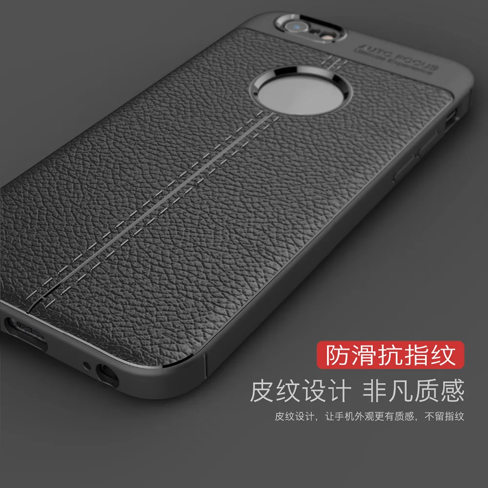 Роскошный чехол из углеродного волокна искусственной кожи для iPhone X XS MAX XR