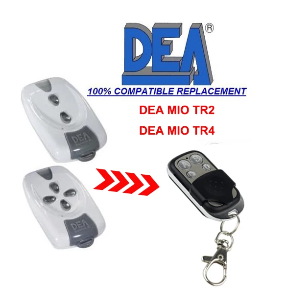 3 шт. для DEA Mio TR2 TR4 плавающий код двери гаража Дистанционное управление 433.92 мГц
