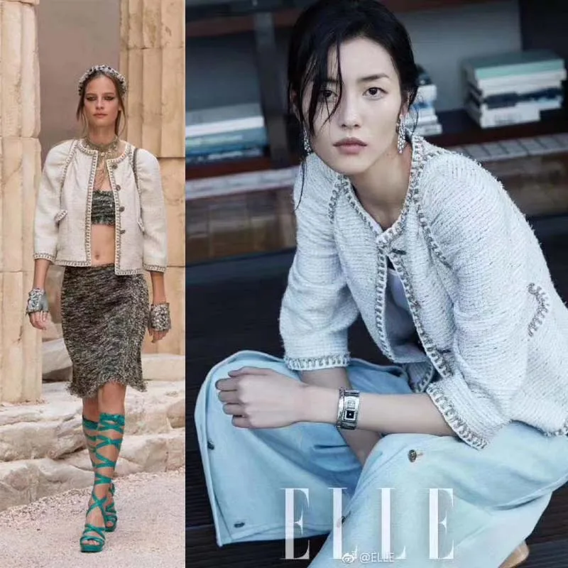 

2018 женская элегантная твидовая куртка casaco feminino chaqueta mujer amazing jaqueta feminina размера плюс женская куртка 5xl 6xl jaqueta