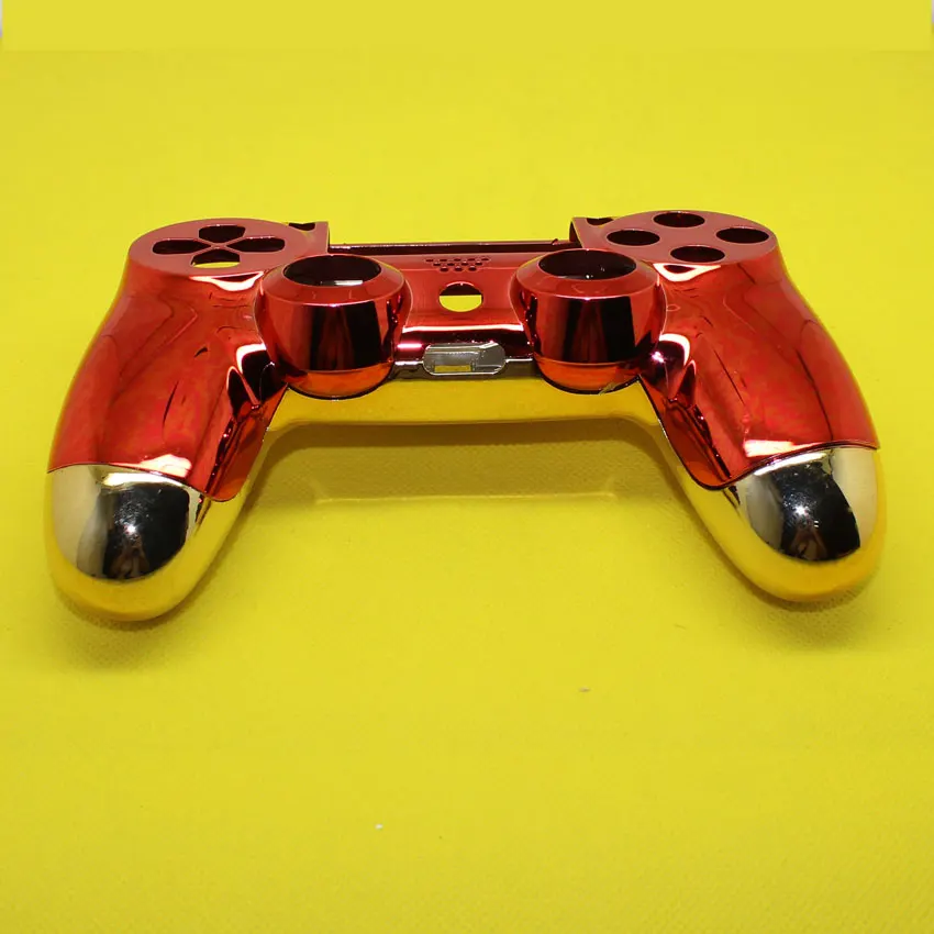 YX 235 красный передний корпус + хром золото задняя оболочка для Playstation PS4 Контроллер