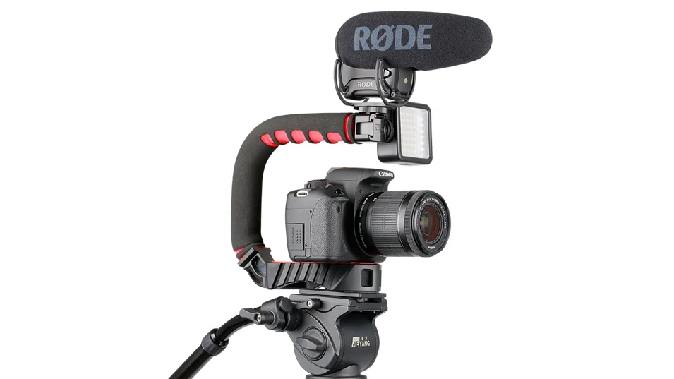 Ulanzi U-Grip Pro тройной башмак видео рукоятка для устойчивости зажимное кольцо Фото Студийный набор ж микрофон для iPhone 8 Xs Nikon Canon