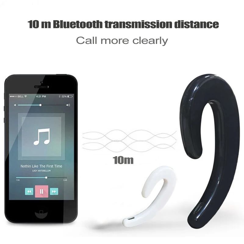 VAORLO спортивные Bluetooth наушники беспроводные с крючком гарнитура микрофоном для